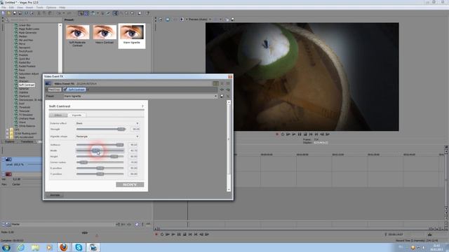 Sony Vegas,рамка на видео (фото) смотреть онлайн