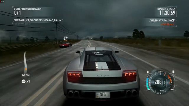 Need For Speed The Run Сюжет С нитро [ 6.5 ] NFS The Run Lamborghini Gallardo смотреть онлайн