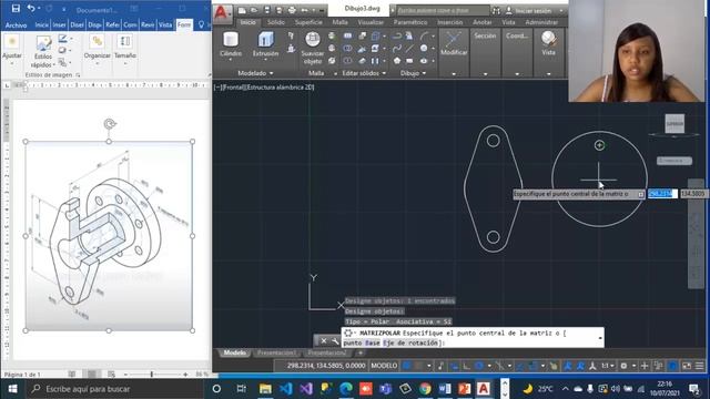 Dibujo 32- AutoCAD modelado 3D. смотреть онлайн