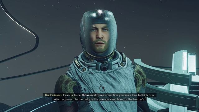 Hunter and Emissary explain Truth about Unity Cutscene Starfield смотреть онлайн