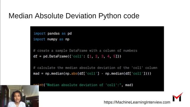 What is the Median Absolute Deviation (MAD)? смотреть онлайн
