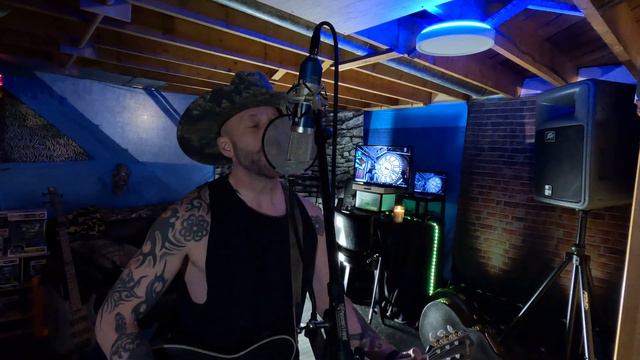 "Friends in Low Places" - Garth B. cover. One take electric/acoustic performance. @SuperKirbis смотреть онлайн