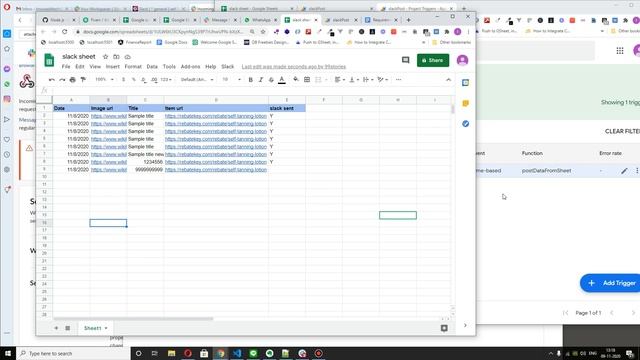 Slack webhook to sheets api смотреть онлайн