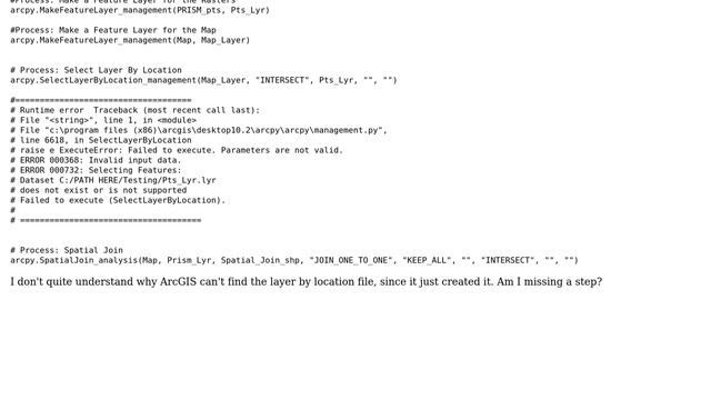GIS: Error in Select Layer by Location python script? (2 Solutions!!) смотреть онлайн