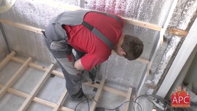 Технология комплексного ремонта и утепления лоджии П-44Т под ключ