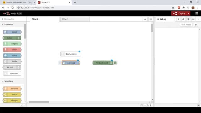 Introducción a node red, instalación y configuración смотреть онлайн