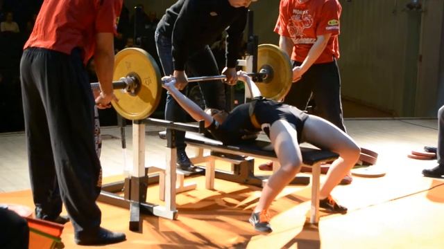Споровец Кристина жим штанги лежа 55кг в.к.57кг смотреть онлайн