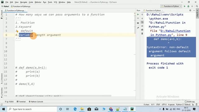 18 Python Different ways to pass Parameters to Functions in Python смотреть онлайн