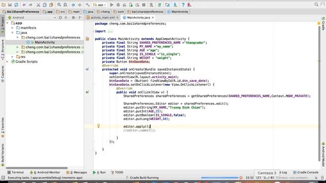 Bài 1: Shared Preferences trong android смотреть онлайн