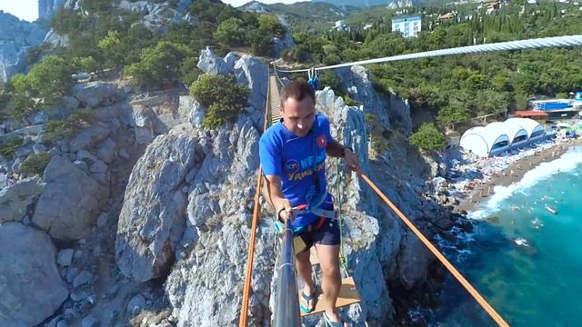 Симеиз. Самый длинный подвесной мост в Крыму. Дива и Кошка легенда. смотреть онлайн