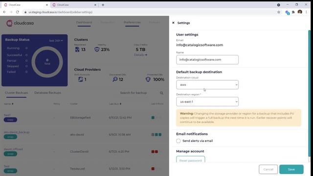 CloudCasa Demo - How to Backup Kubernetes Persistent Volumes to CloudCasa смотреть онлайн