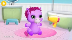 4 Маленькие Пони Сестренки и Радужный Единорог/Игра Мультик: Ухаживаем за малышами My Little Pony