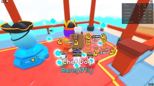Играю в PUSH SIMULATOR в роблоксе (подарили питомцев) смотреть онлайн