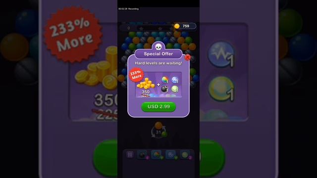 Bubble Pop Bubble Shooter 3 bubble shooter artworks Android Gameplay смотреть онлайн