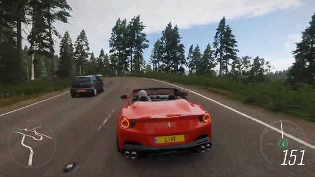 Ferrari Portofino || Forza Horizon 4 || Logitech g29 Gameplay смотреть онлайн