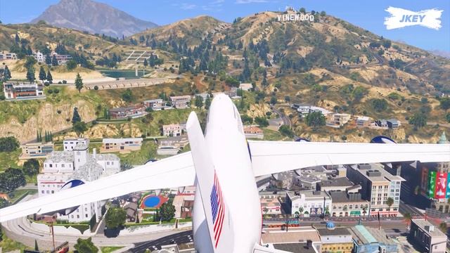 Trump Jumps Out Of Boeing 747 After Engines Explode Emergency Landing GTA 5 смотреть онлайн