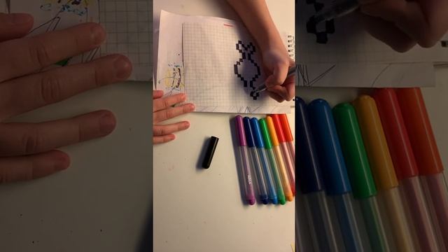 Как Нарисовать радужную конфетку по клеточкам смотреть онлайн