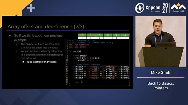 Back to Basics: Pointers - Mike Shah - CppCon 2021 смотреть онлайн