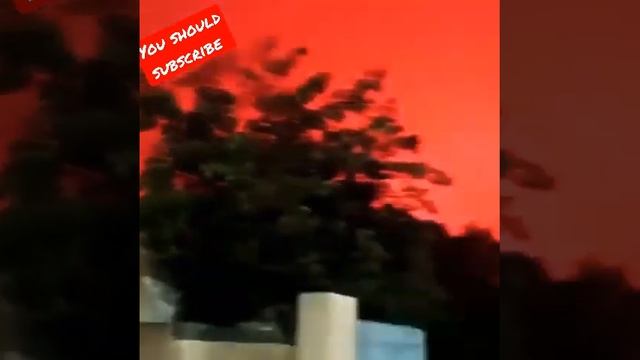 Chinese Port City of Zhoushan some sort of Red Sky Event ? #news #china #chinese #redsky #jcnews # смотреть онлайн