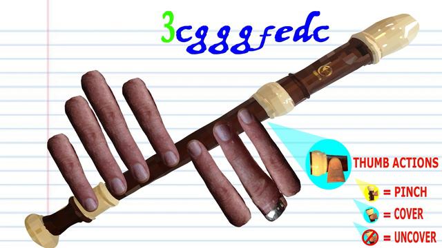 How to Play Lavender's Blue on the Recorder смотреть онлайн