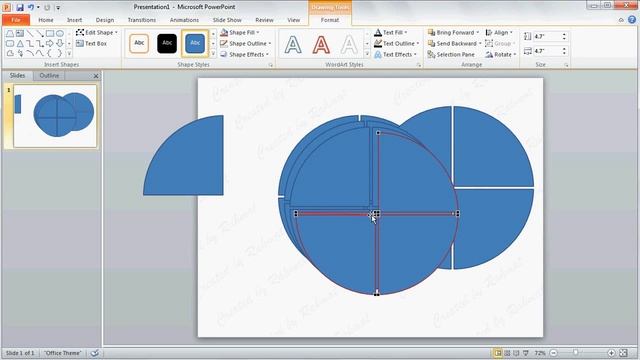 Tutorial PowerPoint 2010 |Cara Memotong Shape Anda Sendiri dan Insert Gambar di Microsoft PowerPoin смотреть онлайн