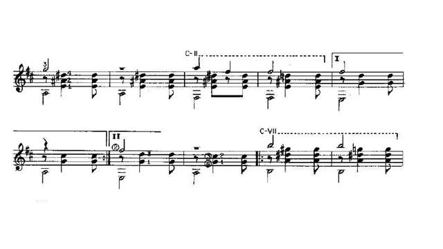 Juan Helguera - Homenaje a Satie for Guitar (Score video) смотреть онлайн