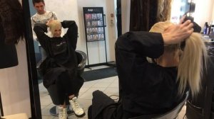 Наращивание волос от Дениса Лесницкого. До-после. На короткие волосы.