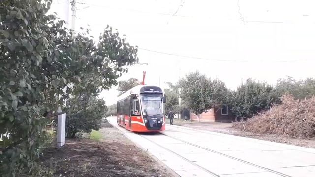 Таганрог трамвай номер 5 снова вышел на маршрут. смотреть онлайн