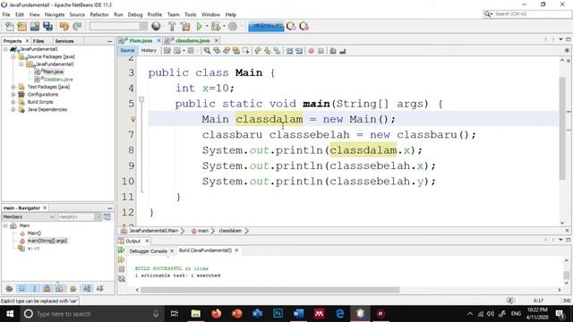 #0 Java - Membuat Class dan object lebih dari satu disertai property/variabel member dan method смотреть онлайн