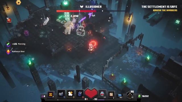 All bosses In Minecraft Dungeons: Creeping Winter No Damage/Hits смотреть онлайн