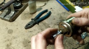 Нарезание резьбы с 1/8 дюйма на м10 шаг 1.