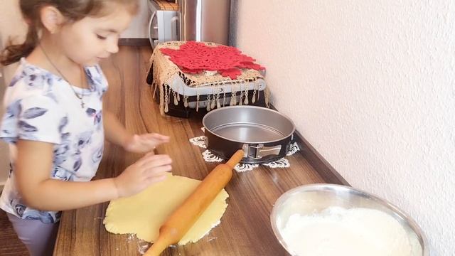 Творожный заливной пирог?/Продолжаем уроки ?? смотреть онлайн