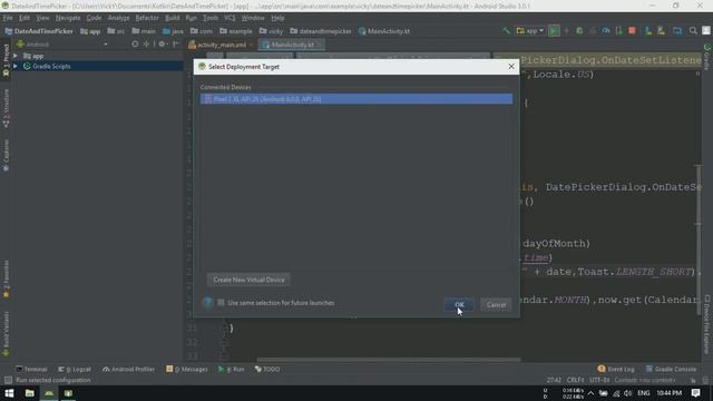 Android Tutorial (Kotlin) - 43 - Date and Time Picker смотреть онлайн