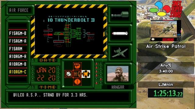 SNES Super Stars 2020 [96] Air Strike Patrol Any% by LJMnin смотреть онлайн
