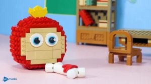 Lego Minecraft Mukbang : FAST FOOD Eating Challenge - Stop Motion Cooking & ASMR Video