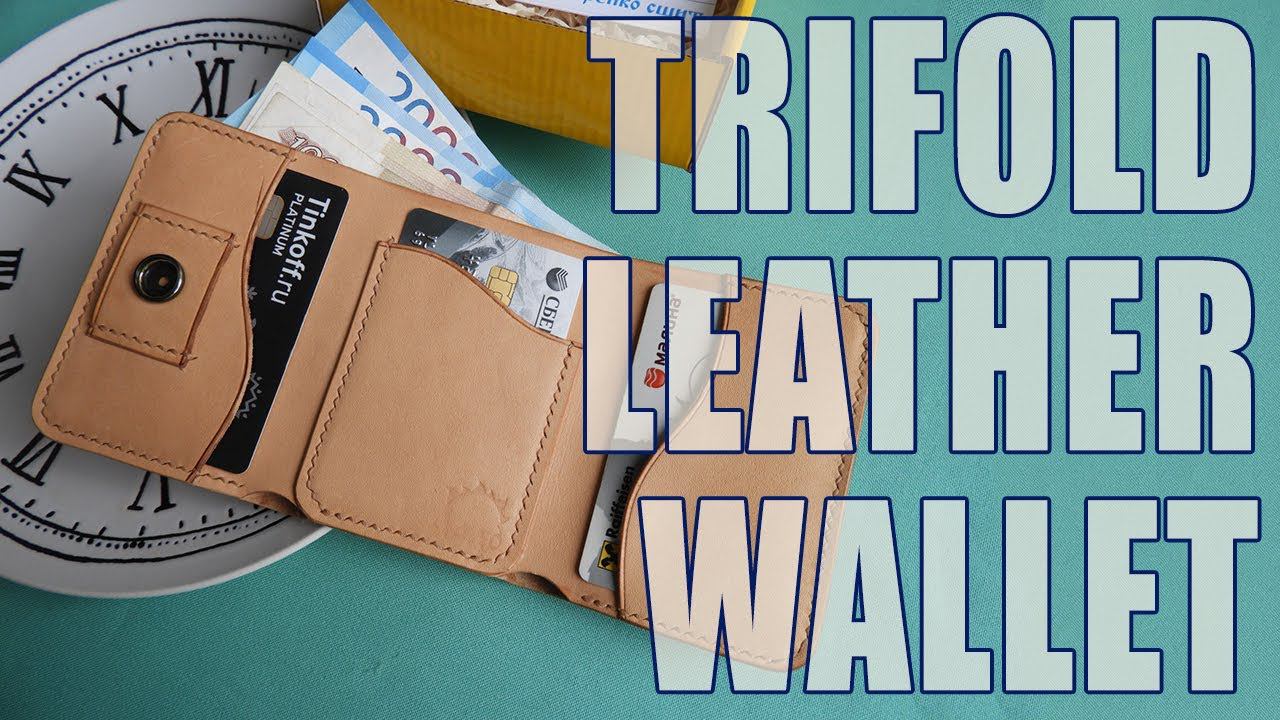 Making A Trifold Leather Wallet