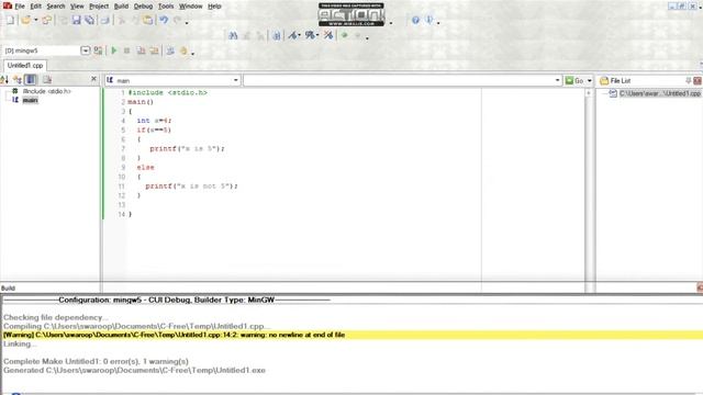 C programming tutorial-10 USING 'IF ELSE-IF ELSE' смотреть онлайн