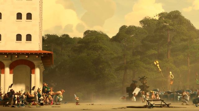 Обеликсу наконец то дали выпить зелье. И вот что произошло | Астерикс: Земля Богов (2014)