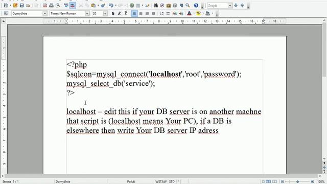 php howto connect to mysql database ? смотреть онлайн