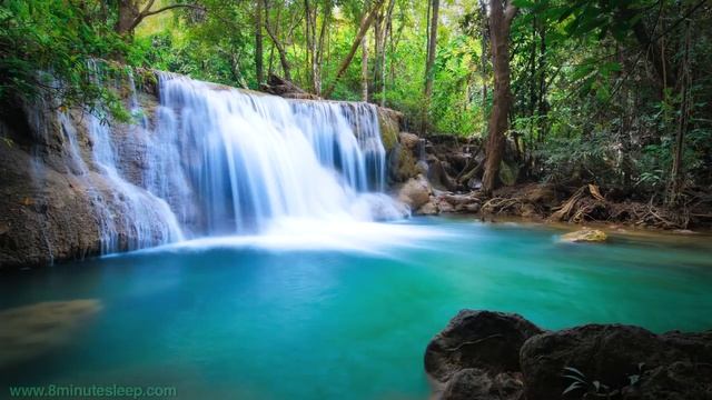 Звуки водяного фонтана Бамбуковая вода белого шума ? смотреть онлайн