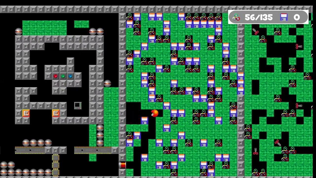 Supaplex (level 67): GET THEM OUT / Супаплекс (уровень 67)