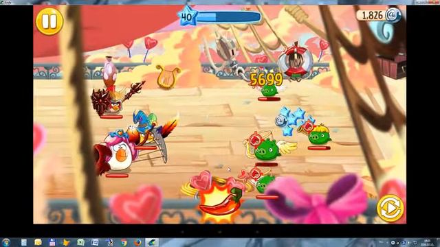 Angry birds Valentin's Day Boss Knight of Flowers смотреть онлайн