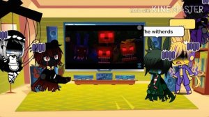 Fnaf react to don't forget by try hard ninja part 2 (gacha life )