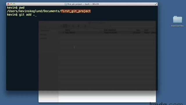 GIT -9 - lynda Первый коммит смотреть онлайн