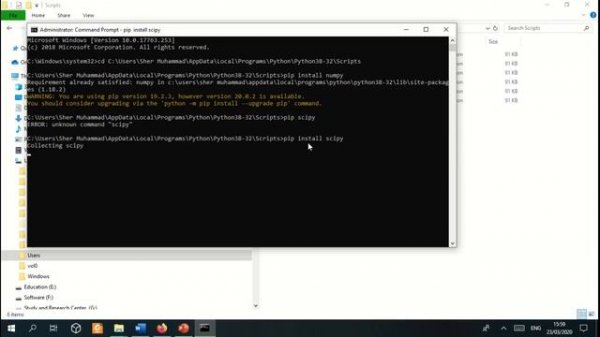 install python libraries from pip