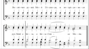 ? Прокимен В среду и Пресвятой Богородице, глас 3 (альт) Величит душа Моя Господа...