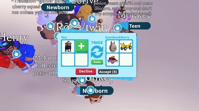 What People Trade For Ninja Monkey - Roblox Adopt Me смотреть онлайн