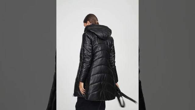 TOTOGROUP - Кожаное пальто, арт.: 18810796 смотреть онлайн