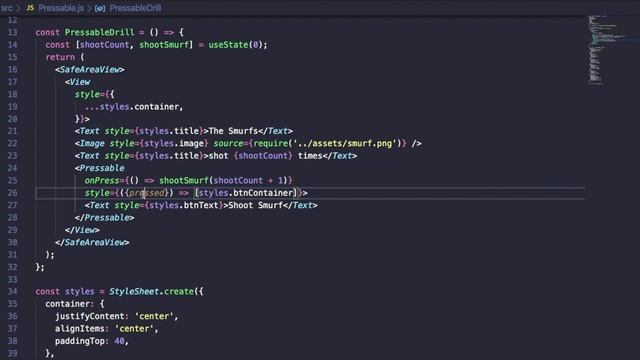 Pressable || React Native || 0.63.0 || Android || IOS || New смотреть онлайн