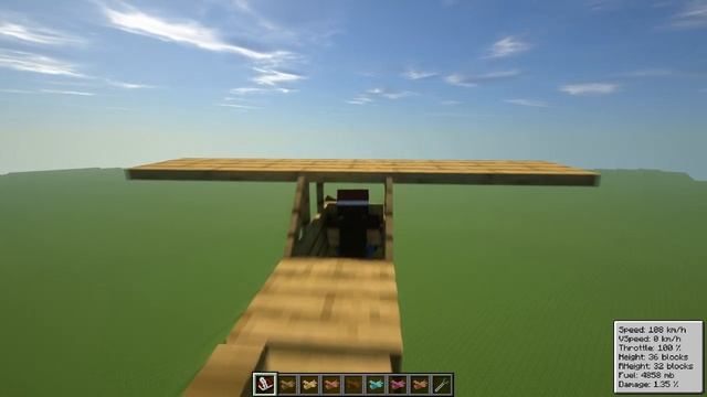 Minecraft 1.16.5 - Ultimate Plane Mod смотреть онлайн